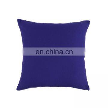 Chinese Style Blue and White Porcelain Design Polyester Canvas Outdoor Cushion Cover With White Piping and Invisible Zipper photo-3