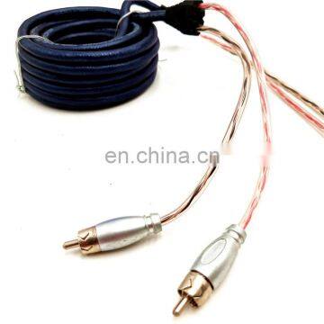 Car Audio 2 Canales Twisted 18 ft RCA Cables Revestidos 18 'OFC photo-4