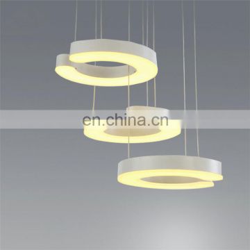 Hot sale modern three heads acrylic led pendant light for decoration