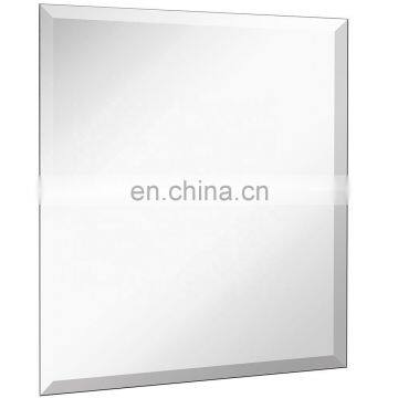 Decorative wall large rectangle beveled extra clear silver mirror tiles