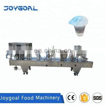 High Capacity Pure Water Juice Yogurt Cups Automatically Filling and Sealing Machine