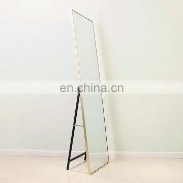 HD 4mm thickness full length free standing mirror  for Daily Use