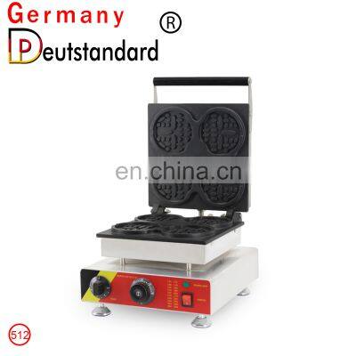 Smile Face Commercial Waffle Stick Maker Machine Electric