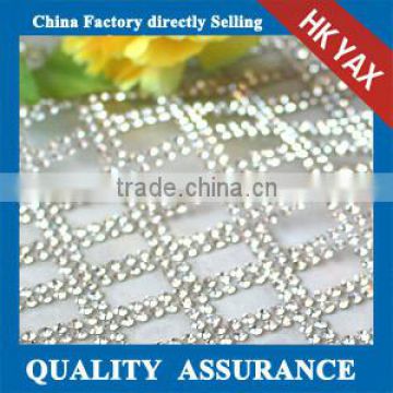 0113L China Supplier Hot fix crystal trimming mesh,crystal rhinestone mesh for shoe,Wholesale crystal trimming mesh