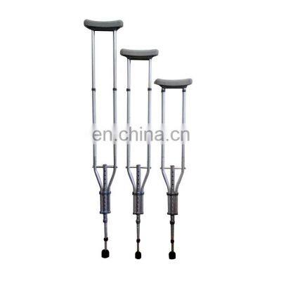 Aluminum adjustable arm crutch