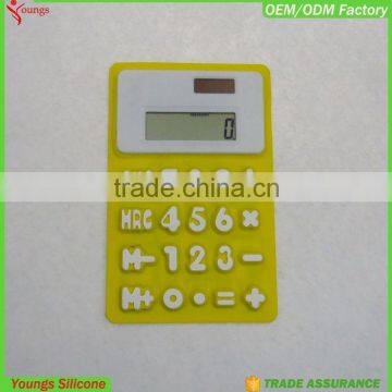 2016 Hot Sale 8 Digits Silicone Solar Powered Calculator photo-3