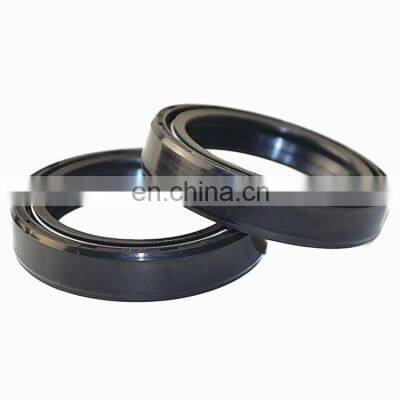 Nitrile Rubber Rotary Shaft Seal Double Lip With Garter Springs Dual Spring Oil Seal DC Type