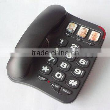 Emergency picture simple SOS Big digit big button telephone for seniors