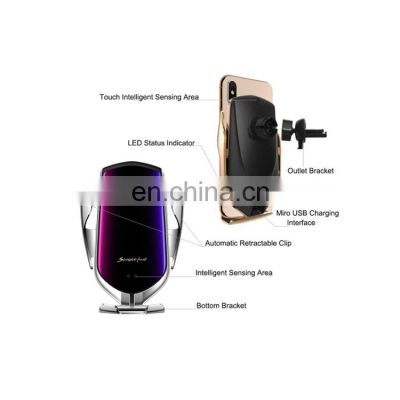 For mobile phone Fast Charging Car Phone Holder Wireless Car Charger