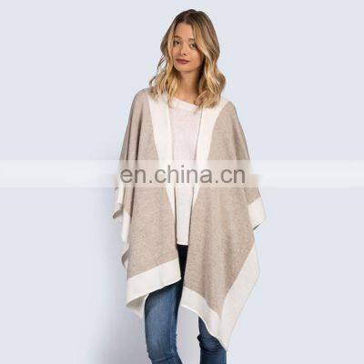 winter knitting pattern 100% cashmere pashmina shawls poncho