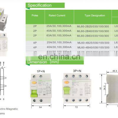 Hot Selling Quality First Matis Type b 16a 4P Disjoncteur Circuit Breaker for Solar System Control photo-5