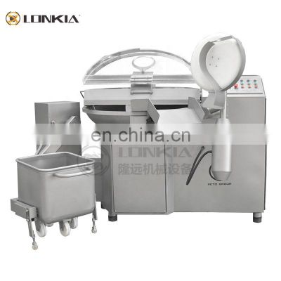 LONKIA Industrial Silent Meat Bowl Cutter For Sausage Meat Cutting Chopper