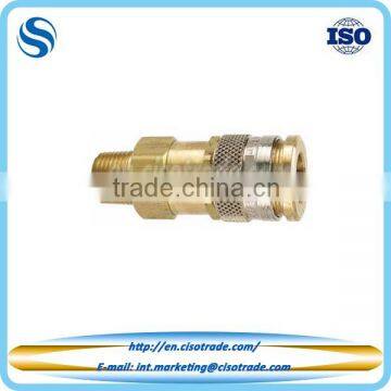 Pneumatic quick release coupling, RF series push-to-connect, quick release connector