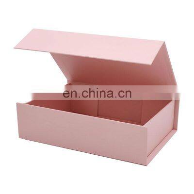 Bespoke Pink Baby Girls Gift Packaging Magnetic Flap Shallow Gift Box Wholesale photo-4