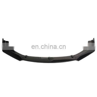 Factory Direct Auto Parts Front Lips, ABS Material Carbon Fiber Color Universal Front Bumper Lips Splitter Type A  For All Car