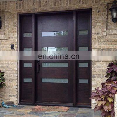 Hot Sale Teak Wood Wooden Security Front Pivot Door