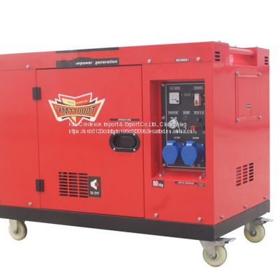 Hot Sale for Home/Outdoor Use Silent Diesel Generator with Electric Starter, Ce Euro V, EPA