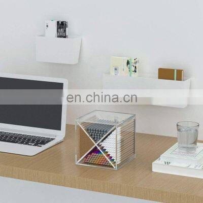 Desk Organizer for Pen Acrylic Pencil Holder Makeup Brush Holder photo-4