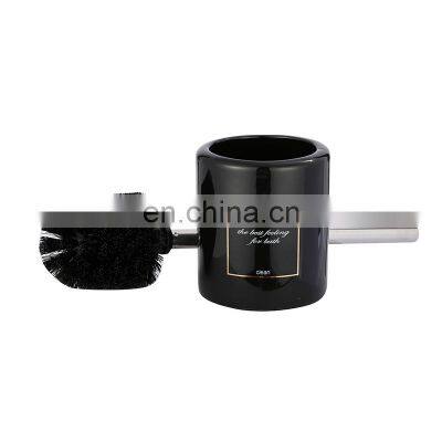 Black 5pcs Ceramic Bathroom Accessories Set Luxury Bathroom Set European and American Style Ceramic Bathroom Accessories Set photo-5