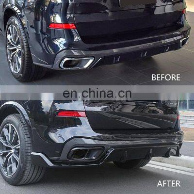 Cheapest Price Carbon Fiber Lip Rear Diffuser Spoiler Body Kit For Bnw X5 photo-5