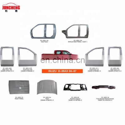 Aftermarket Car hood,fender, side panel,roof panel,door,radiator support for ISU-ZU D-MAX 2004-2007 car body parts