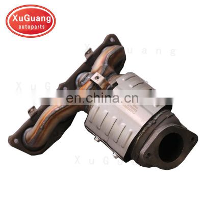 XUGUANG  hot sale three way exhaust manifold catalytic converter for Hyundai sonata 9th generation 2.4