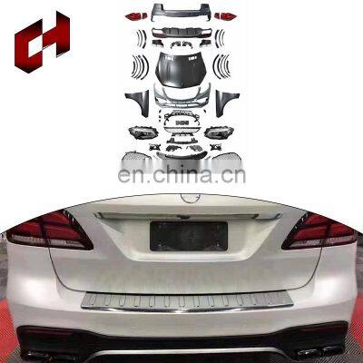 CH Brand New Material Rear Bumper Side Skirt Side Mirror Machine Cover Body Kit For Mercedes ML Upgrade To GLE63 W166