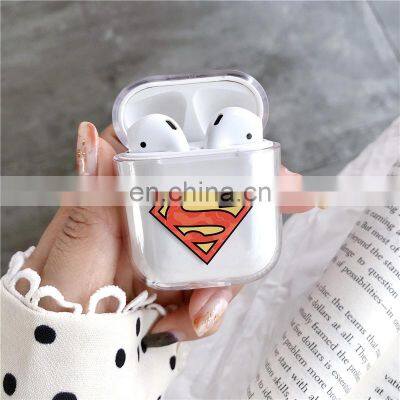 Cute Cartoon Clear PC Case For Airpods 1 2 Wireless Headphone Shockproof Box For Apple Air Pods photo-4