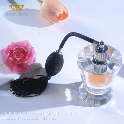 Custom Customize OEM ODM Aromatherapy Unique Fancy Mini 10ml 20ml 15ml Glass Crystal Perfume Bottle photo-3