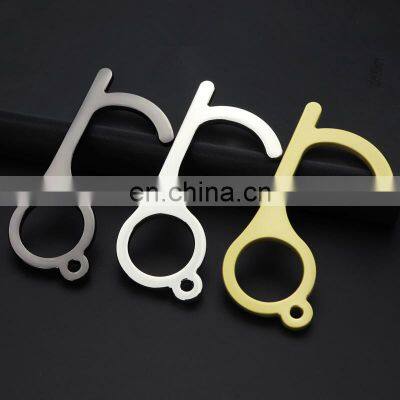 Keep Hand Free Smart Clean Key Brass no Touch Free Touch Door Opener Tool photo-2