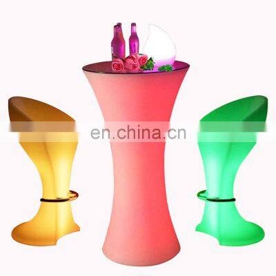 coffee shop hotel led bar furniture cocktail tables and chairs led light up tables entertainment furniture led bar table