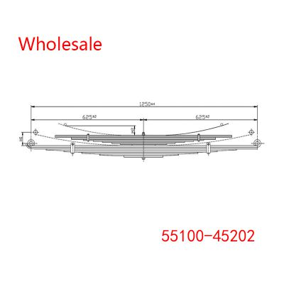 55100-45202 Medium Duty Vehicle Rear Wheel Spring Arm Wholesale For Hyundai