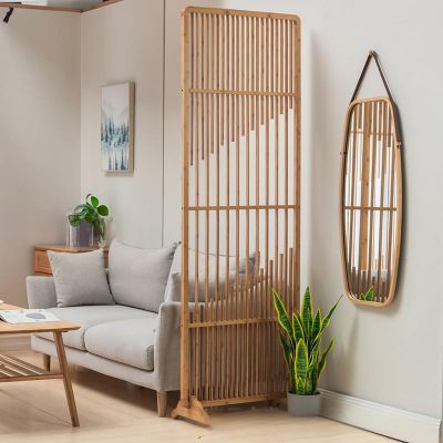 Room divider decorative wooden screen