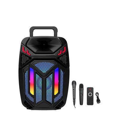 ZQS15108 active super 40W power 15 inches with MIC OEM bluetooth speaker with colorful lights