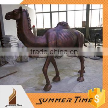 Life size metal camel statue for decoration