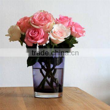 beautiful glass wall flower vase wedding invitation holders