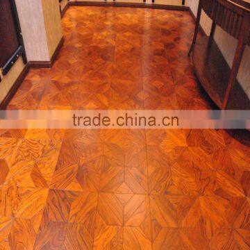 Hot Sale Elm Parquet Smooth Surface Engineered Solid Wood Flooring