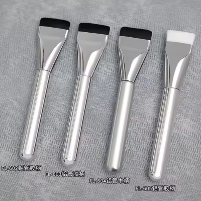Wake up Synthetic Bristle Thick Flat Makeup Brush Set Foundation Brush for Face Use with Shaving Brush