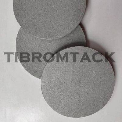 TIBROMTACK круглые пластины фильтра, изготовленные методом порошковой металлургии из нержавеющей стали, сверхтонкий фильтр для химической и фармацевтической промышленности