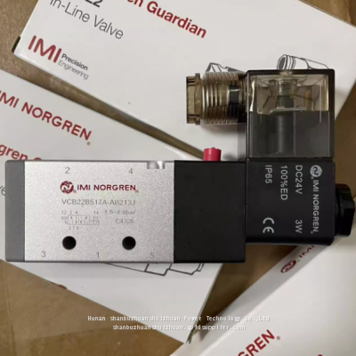 VCB22B517A-AB213J, Norgren, Pilot Operated Solenoid Valve, G1/4' Thread, 24DC