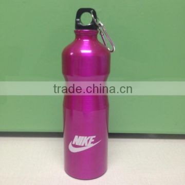 Shiny Color Slippy China Made Camping&Hiking Aluminium Sports Water Bottle