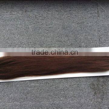 100% human no mix cuticle silky remy hair weft