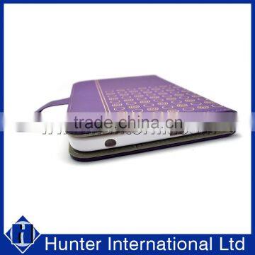 Purple Color Polka Dots Tablet Case For Tab 4 photo-2