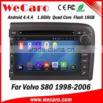 Wecaro WC-VL7061 Android 4.4.4 car multimedia system in dash for volvo s80 dvd player radio gps mirror link 1998-2006                        
                                                Quality Choice