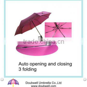 3 folding automatic opening and closing umbrella