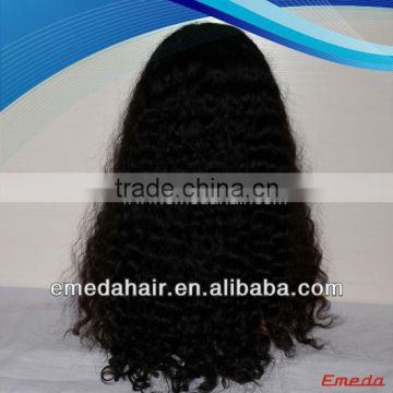 hot sell factory price wholesale virgin mongolian hair kinky curly lace wig