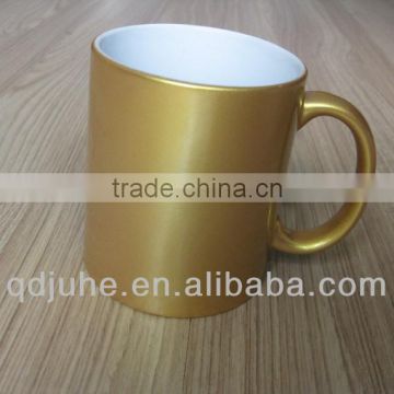 11oz. golden pearl finished mug for sublimation printable