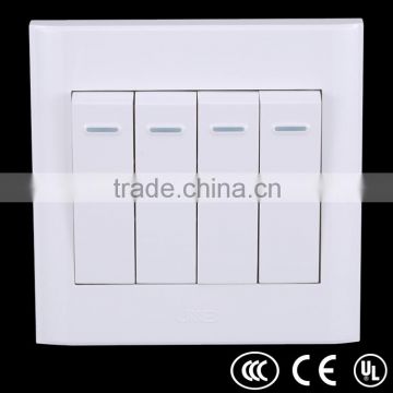 Manufacturer China gang switch, 4 way rocker switch, push off switch for Malaysia