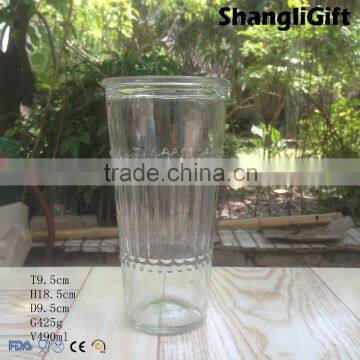 Dining Set Party Summer 490ml Water Cup Glass Drinking Water Glass