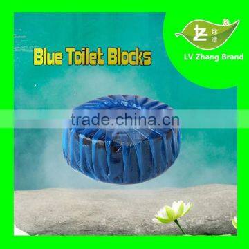 OEM high quality 50g/block blue magic bubble self-acting toilet bowl cleaner